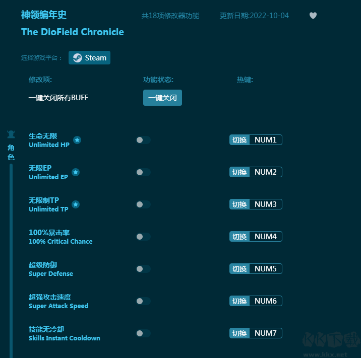 神领编年史十八项修改器