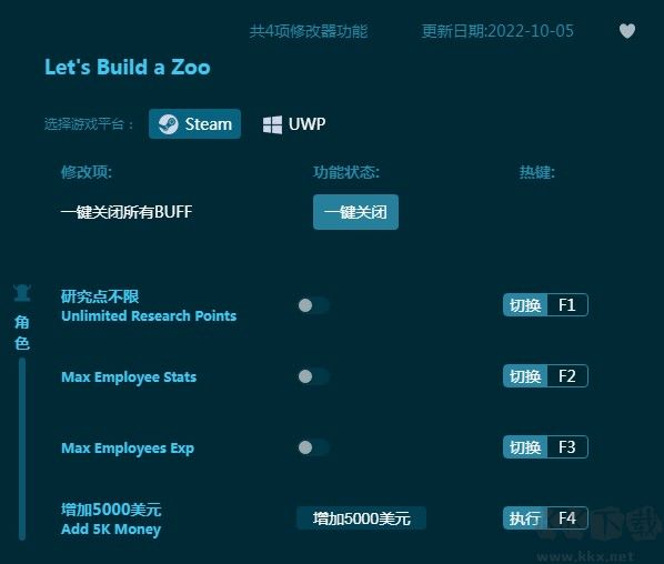 来建动物园吧四项修改器