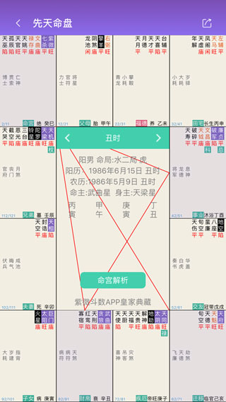 紫微斗数生辰八字