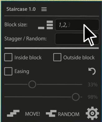 Staircase(AE多图层快速排列插件)