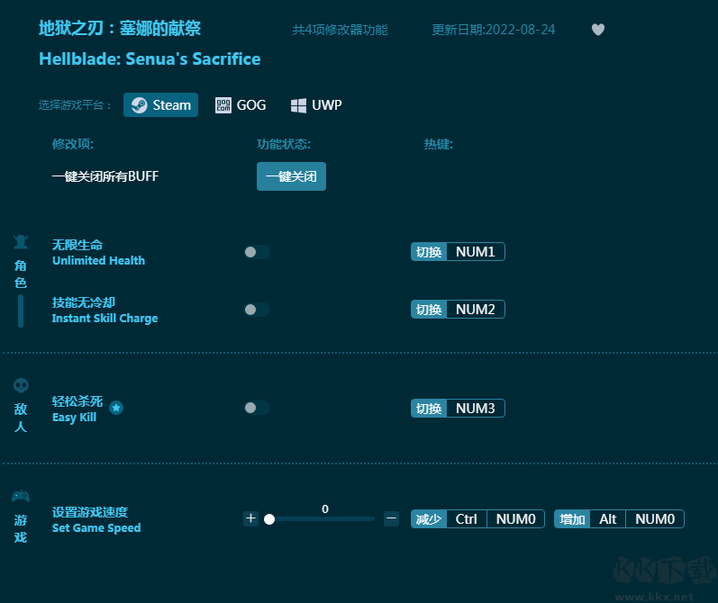 地狱之刃:塞娜的献祭风灵月影修改器
