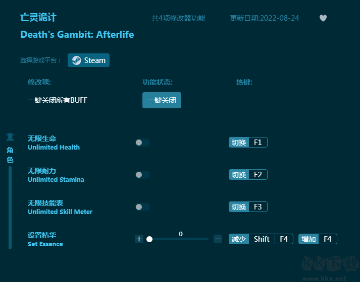 亡灵诡计四项修改器