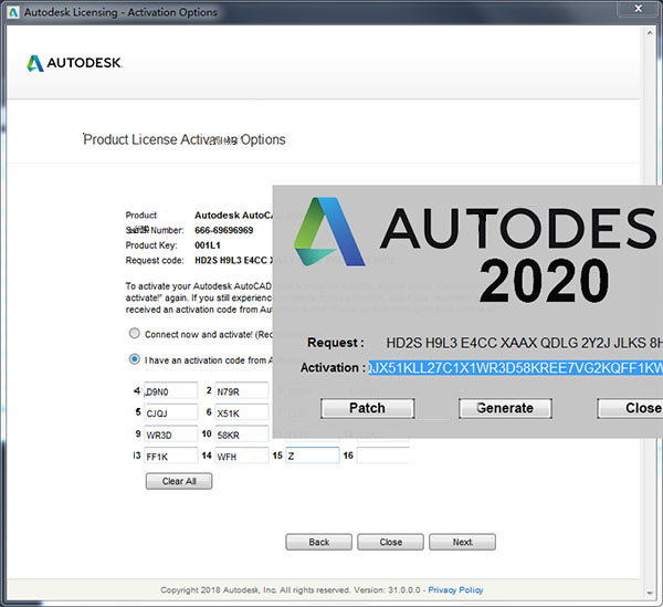 CAD2020注册机