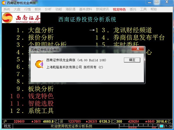 西南证券钱龙金典版