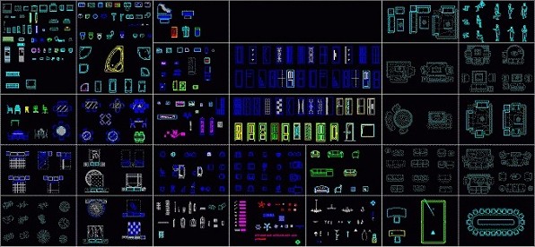 cad常用家具图库