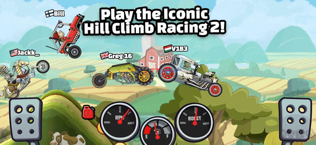 登山赛车国际服(Hill Climb Racing)