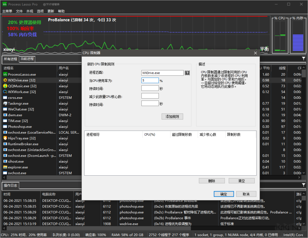 Process Lasso免费版x64-系统进程优化神器