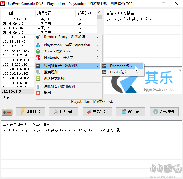UsbEAm Consoles DNS中文版