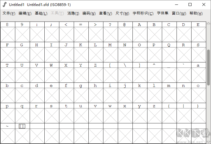 FontForge中文版(字体编辑制作软件)