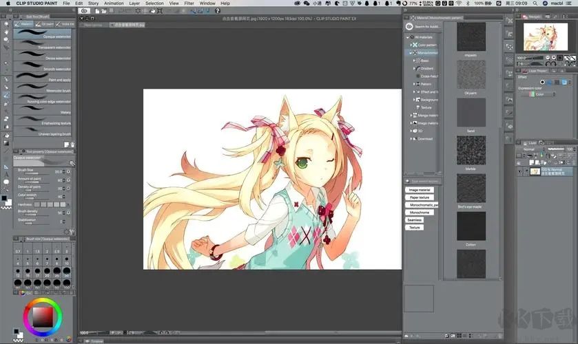 CLIP STUDIO PAINT EX+破解版中文版(含Materials素材库)