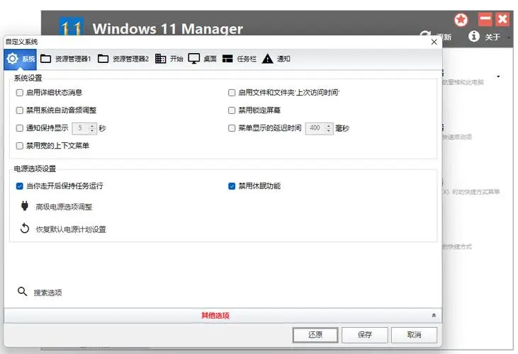 windows 11 manager(win11系统优化)