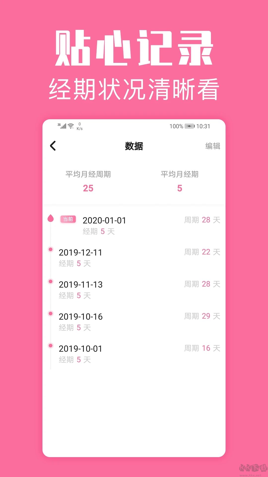 经期管家APP