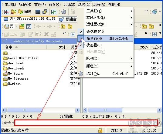 WinSCP(图形化SFTP客户端)