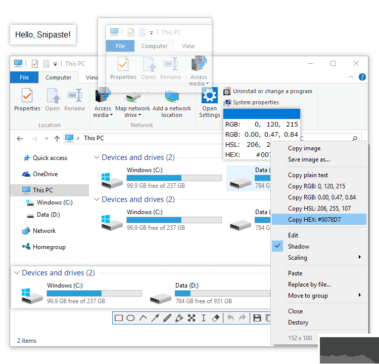 Snipaste破解版(截图贴图工具)