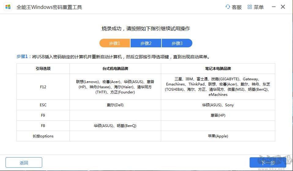 Windows密码重置工具官方版