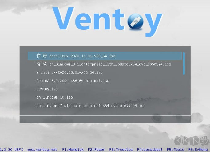 ventoy汉化版(装机神器u盘启动工具)
