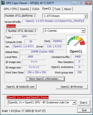 GPU Caps Viewer显卡检测工具免费版