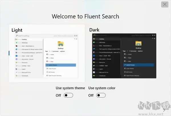 Fluent Search(桌面搜索工具)