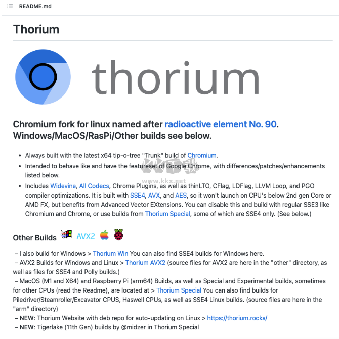 Thorium浏览器官网版