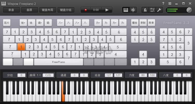 Wispow Freepiano 2中文版