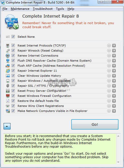 Complete Internet Repair(网络修复工具)