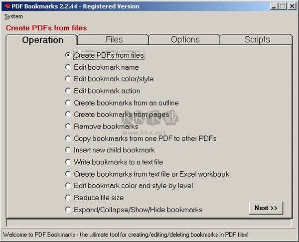 PDF Bookmarks(PDF书签编辑器)