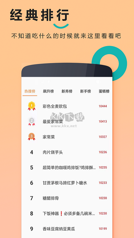 天天美食菜谱APP