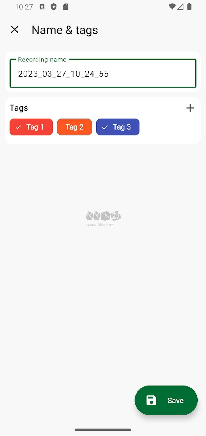 ASR录音机APP