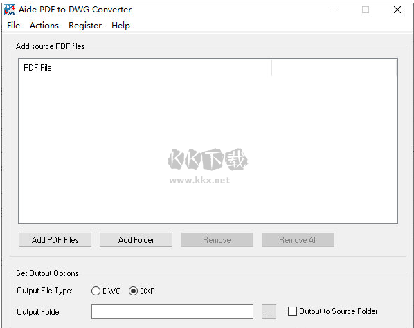 PDFIn PDF to DWG Converter文档格式转换工具