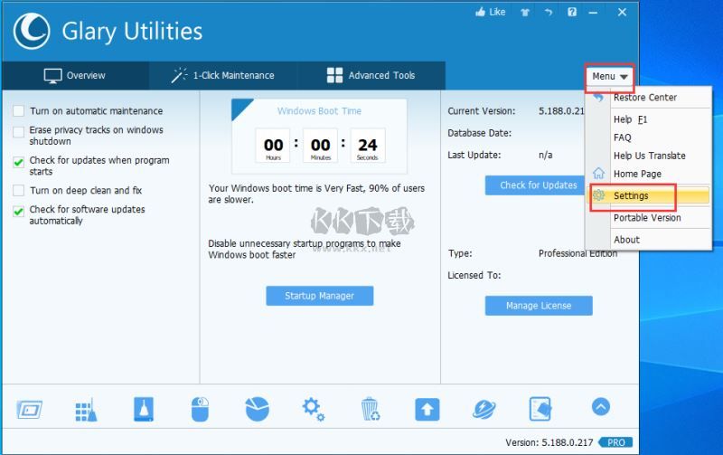 Glary Utilities Pro系统维护工具