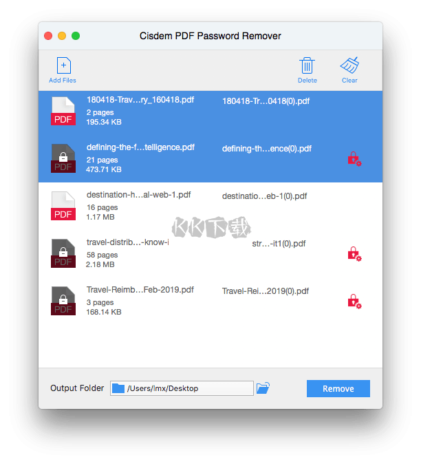 Cisdem PDF Password Remover(PDF解密软件)