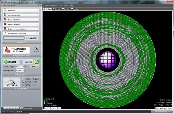 DiskTrix UltimateDefrag免费版