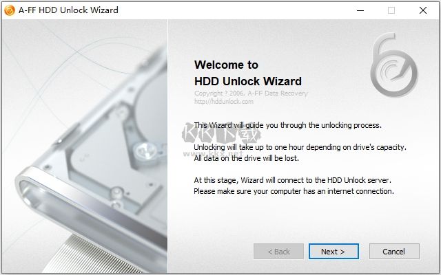 hdd unlock wizard(硬盘解锁工具)