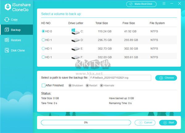 iSunshare CloneGo(系统备份还原工具)