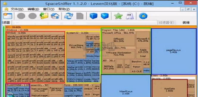 SpaceSniffer(磁盘空间分析工具)