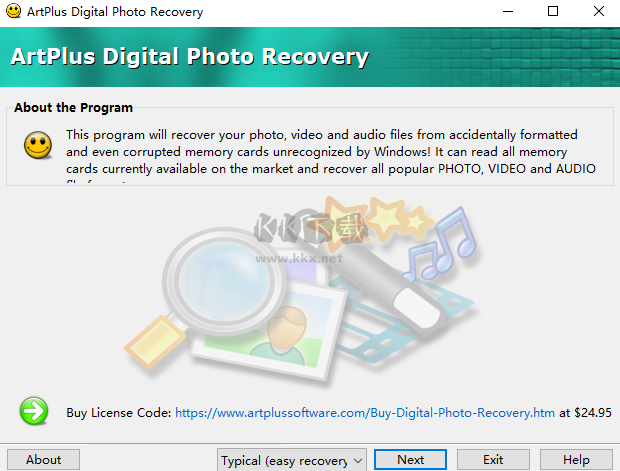 ArtPlus Digital Photo Recovery(照片恢复软件)