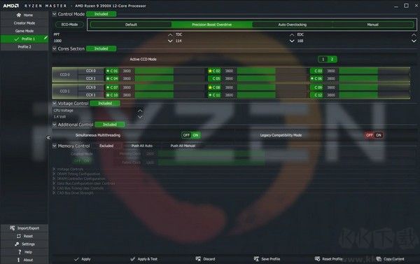 AMD Ryzen Master(cpu超频软件)