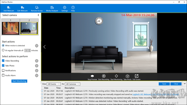 WebCam Monitor(网络录像监视器)