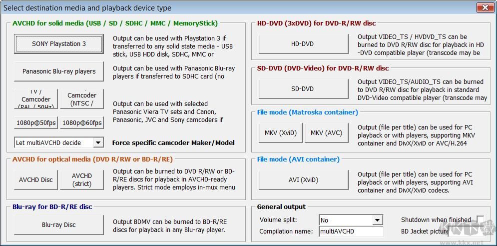 multiAVCHD(视频封装软件)