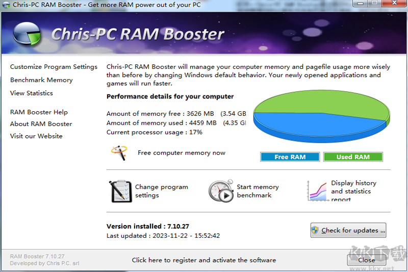Chris-PC RAM Booster(内存优化工具)