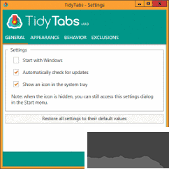 TidyTabs(桌面管理工具)