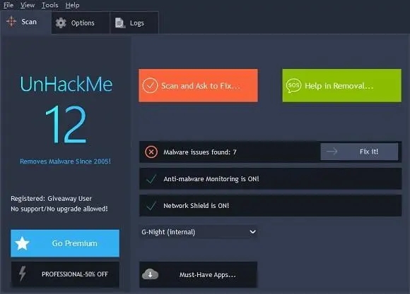 UnHackMe(木马查杀软件)