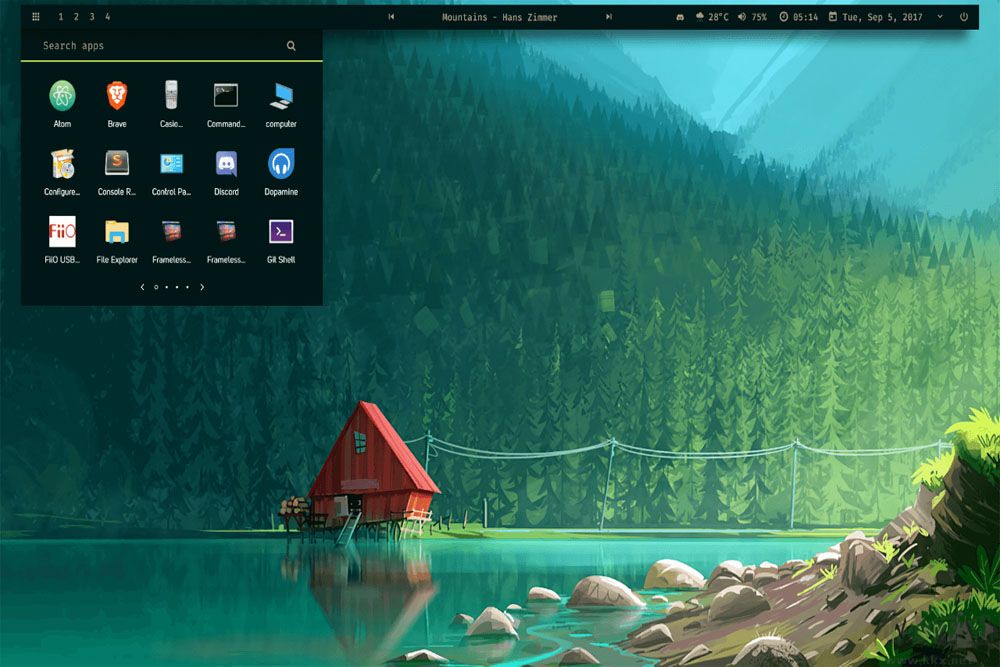 Rainmeter(雨滴桌面)