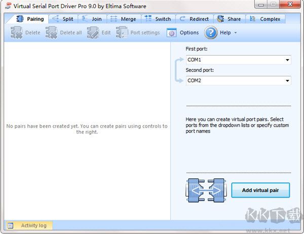 VSPD(Virtual Serial Port Driver Pro)