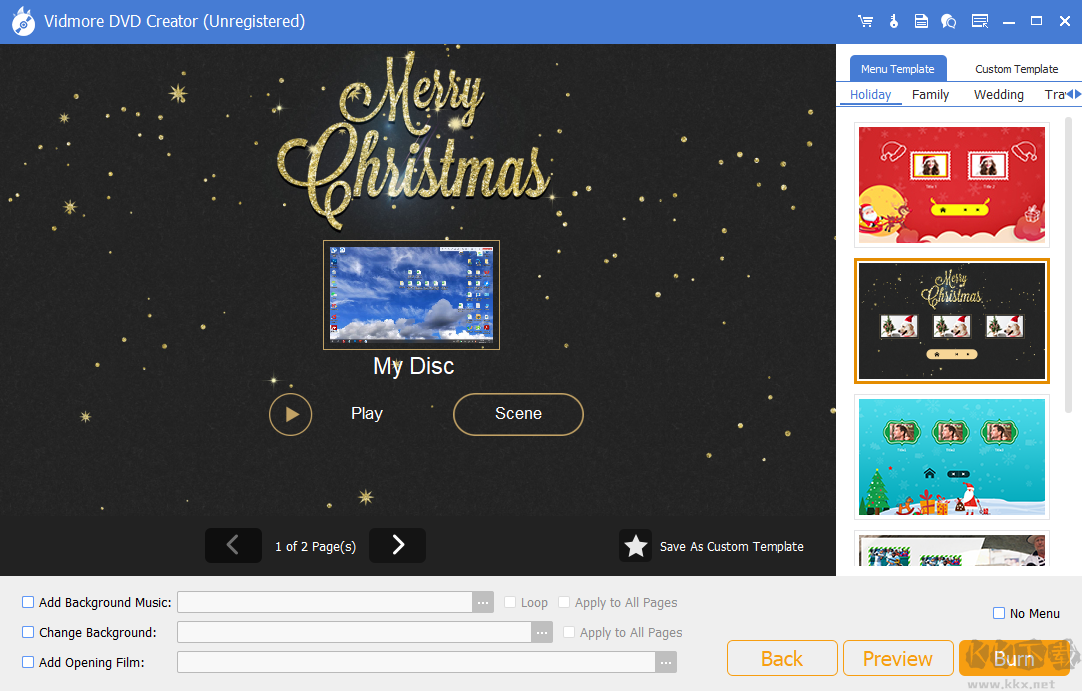Vidmore DVD Creator(DVD刻录工具)