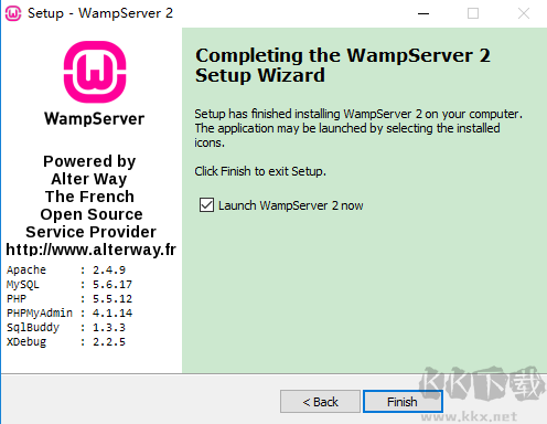 WampServer(安装环境服务器软件)