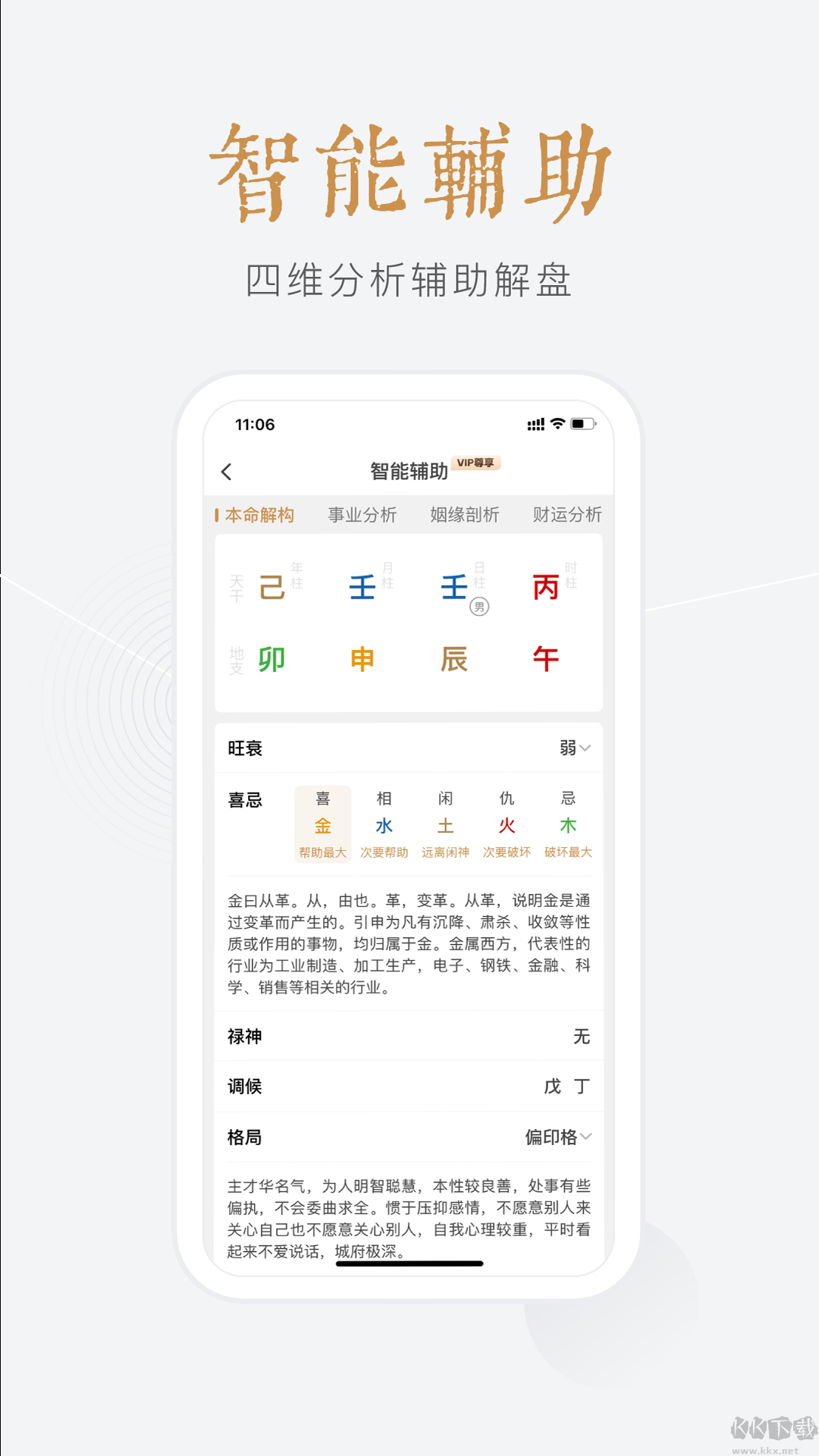 小南斗八字排盘