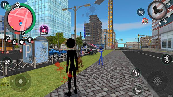 火柴人绳索英雄（Stickman Rope Hero 2）