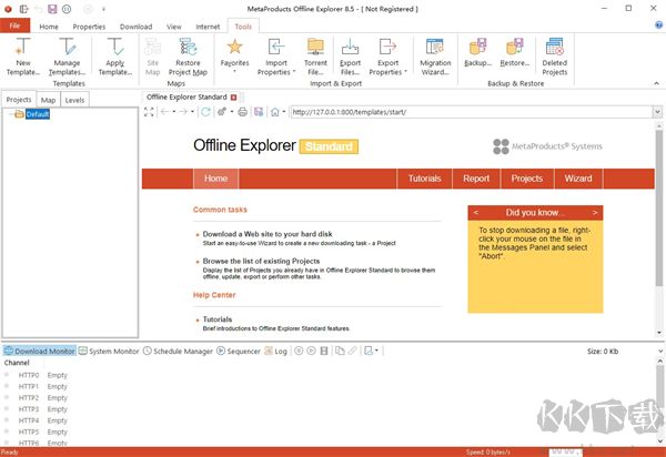 OfflineExplorer离线浏览