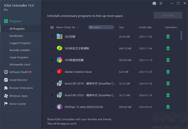 IObit Uninstaller Pro绿色便携版
